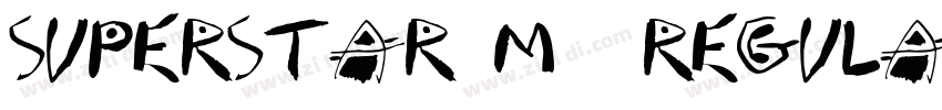 Superstar M54 Regula字体转换